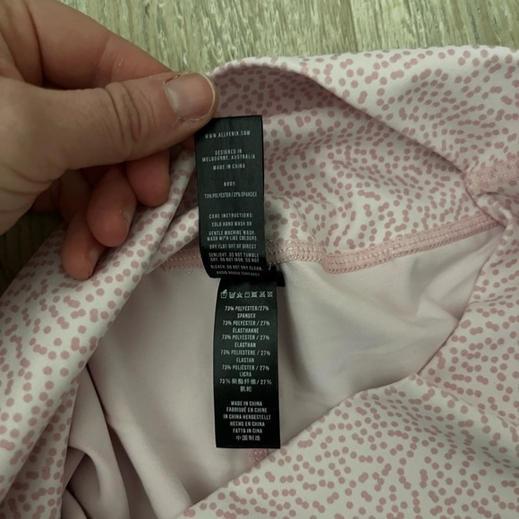 NWT Anthropologie All Fenix Women’s Biker Shorts Pink Combo - Size Small - Picture 4 of 6